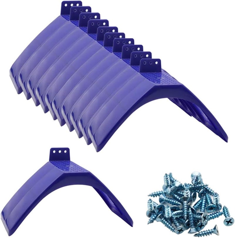 MODUODUO Pigeons Rest Stand with Screws 10 Sets Plastic Bird Perches for Dove Pigeon and Other Birds - Image 2